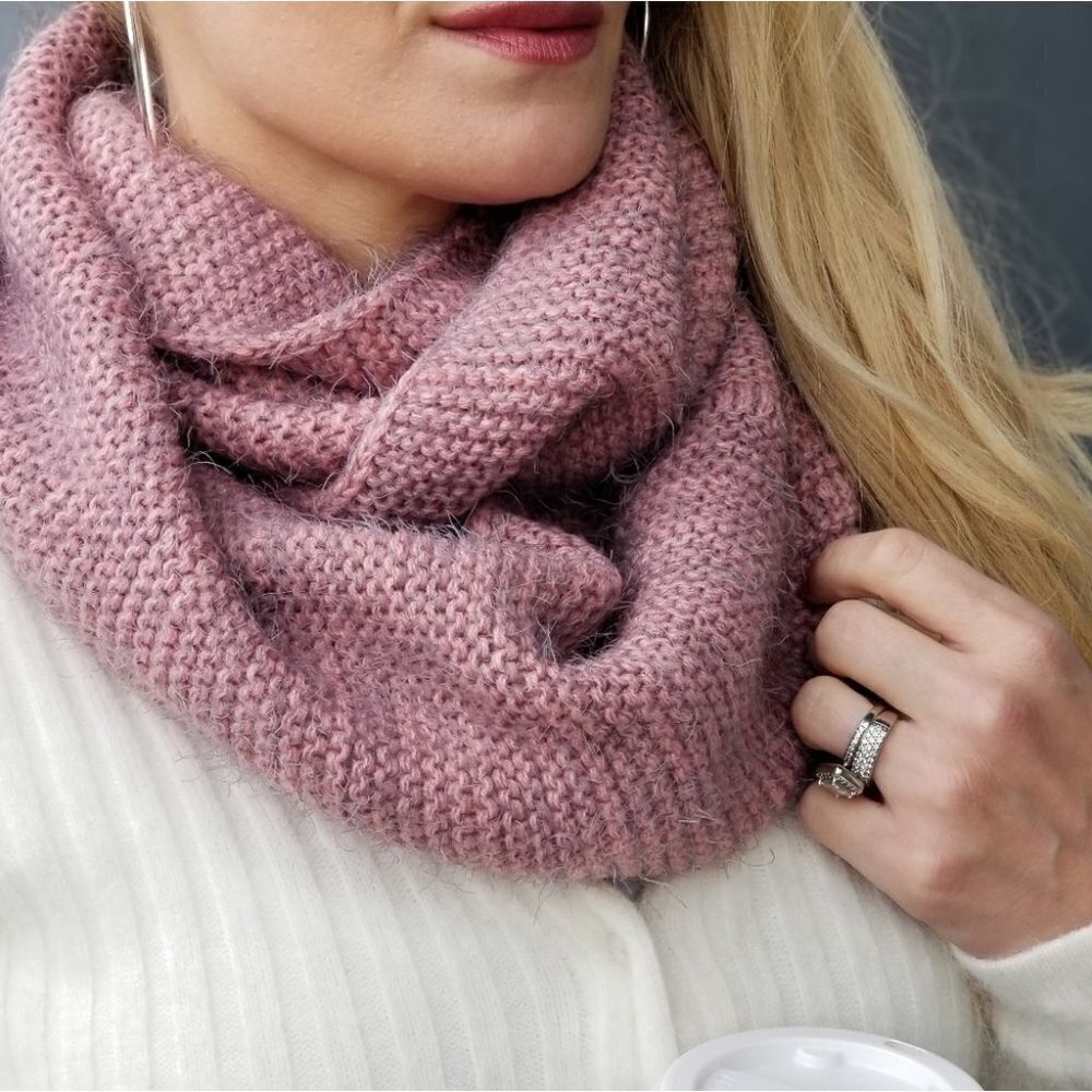 So soft blush pink scarf